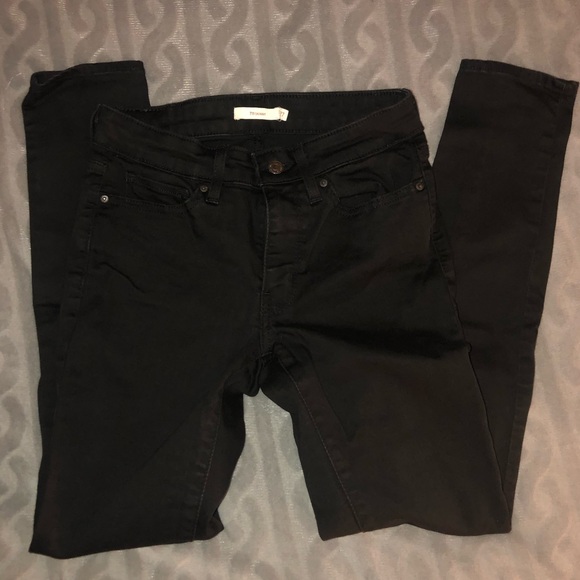 Lot of 7 pairs of both high waisted and mid rise jeans - Picture 4 of 7